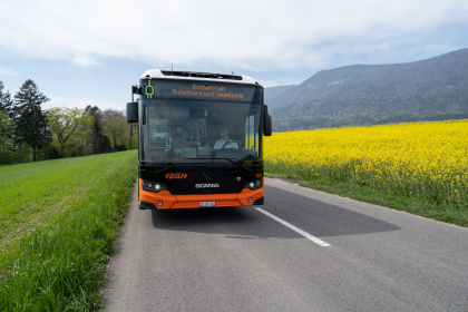 e-Bus unterwegs