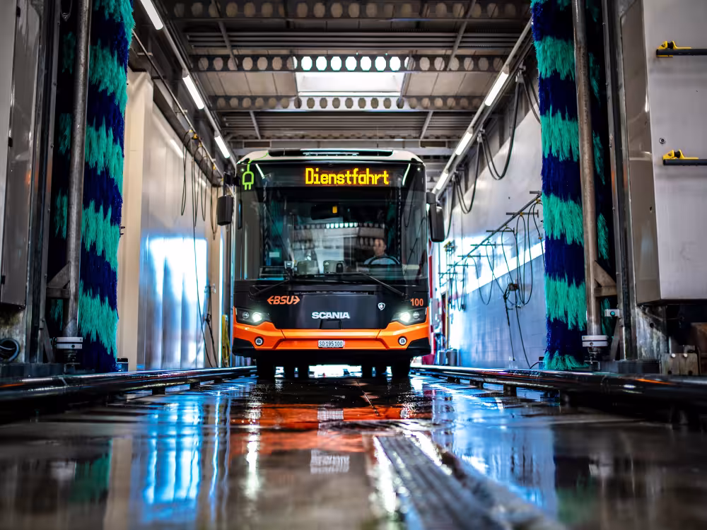 BSU Bus in der Werkstatt