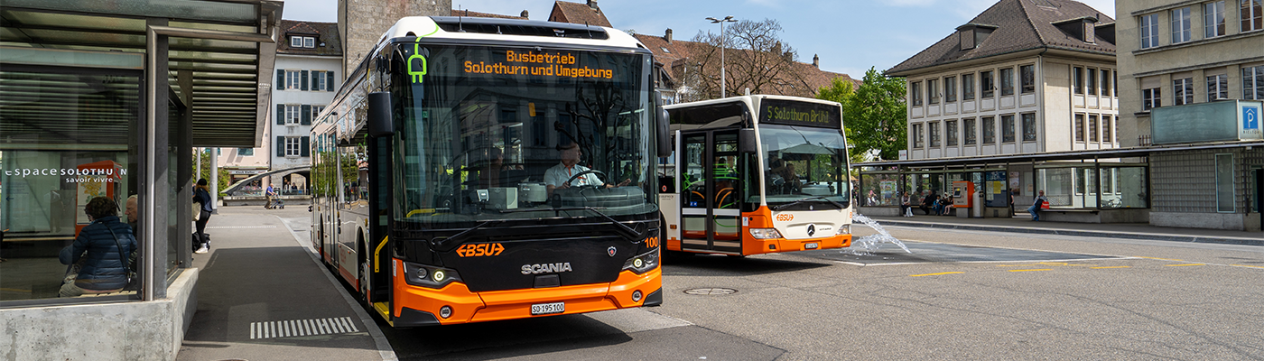 BSU e-Bus am Amthausplatz