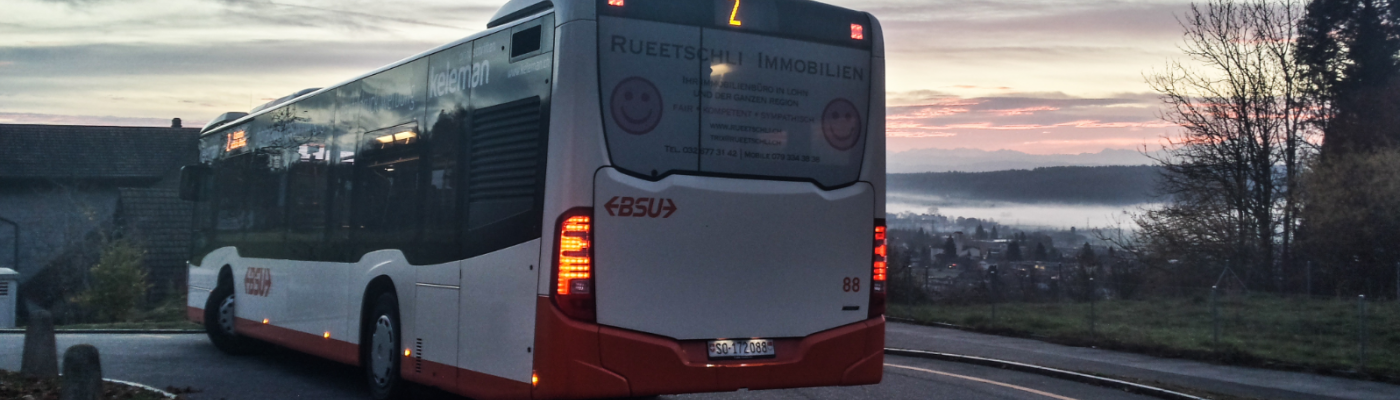 BSU Bus auf Fahrt