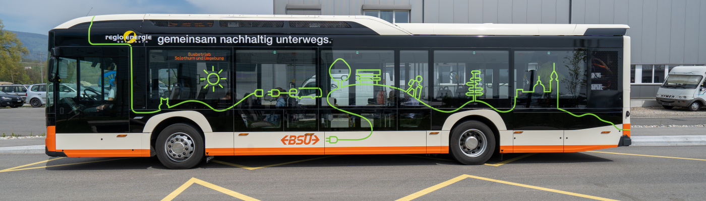 der neue e-Bus ist ab sofort unterwegs mit und für Fahrgäste